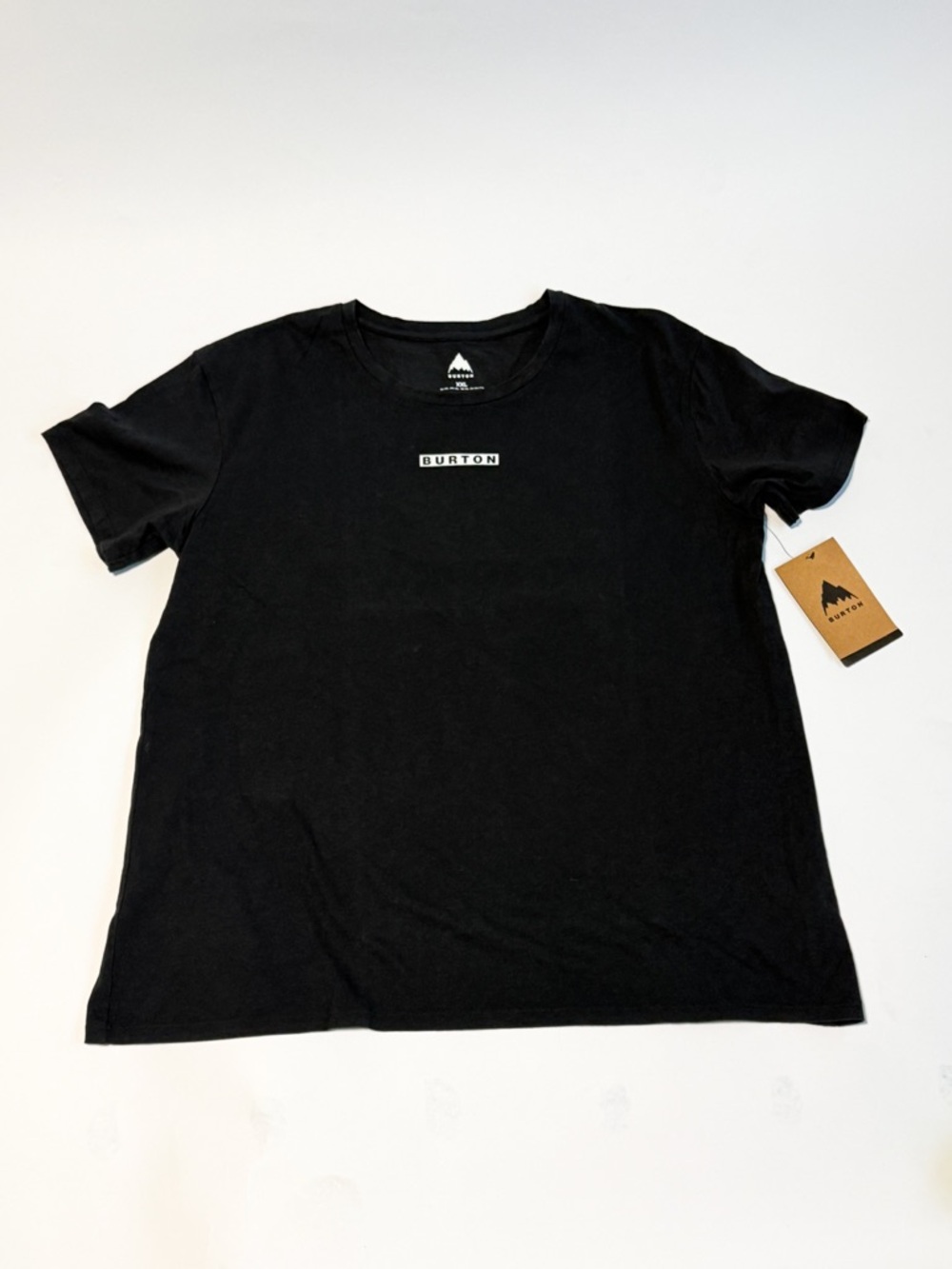Burton Black Minimal Logo T-Shirt XXL Men’s NWT Streetwear Basic Tee